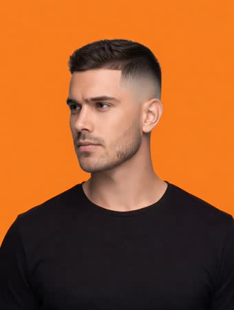 Skin fade with textured crop